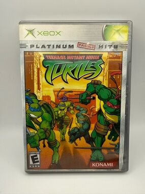 Teenage Mutant Ninja Turtles Xbox Platinum Hits - Tested - Fast Shipping